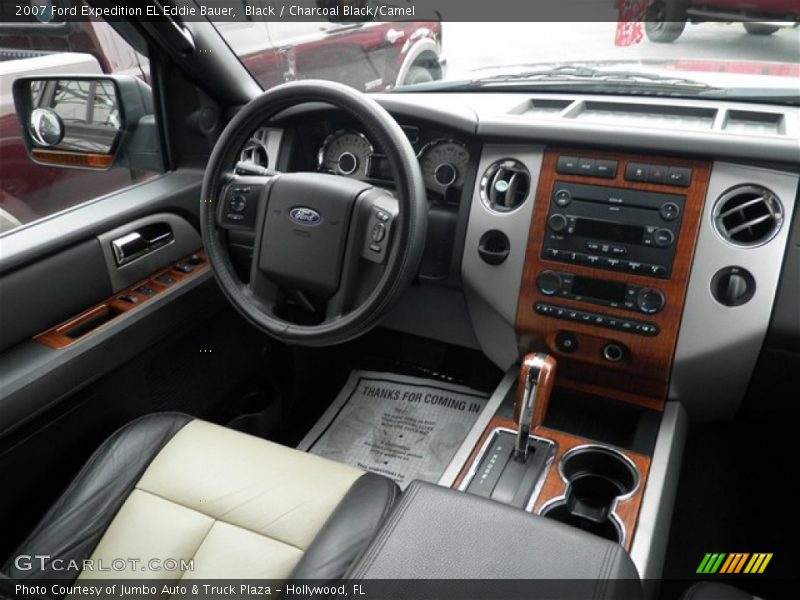 Black / Charcoal Black/Camel 2007 Ford Expedition EL Eddie Bauer
