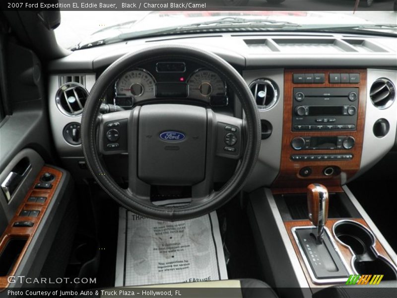 Black / Charcoal Black/Camel 2007 Ford Expedition EL Eddie Bauer