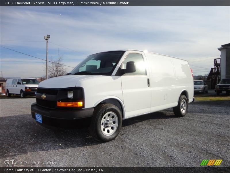 Summit White / Medium Pewter 2013 Chevrolet Express 1500 Cargo Van
