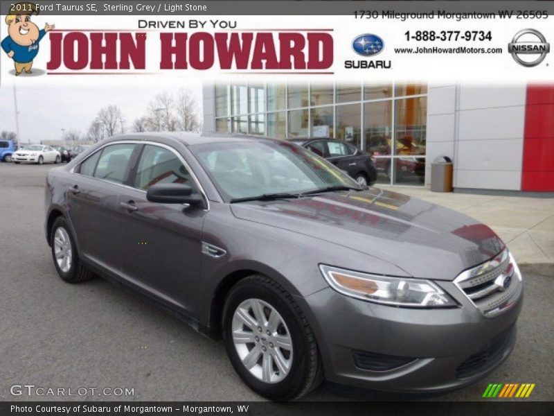 Sterling Grey / Light Stone 2011 Ford Taurus SE