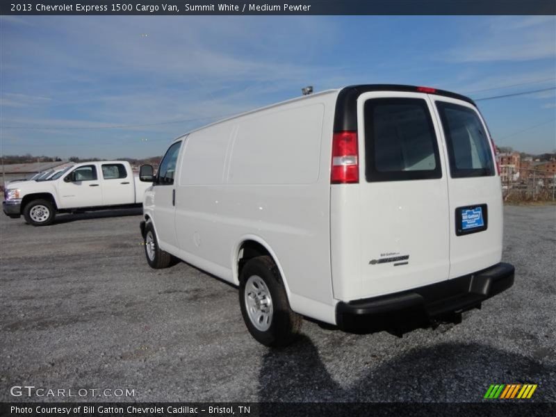 Summit White / Medium Pewter 2013 Chevrolet Express 1500 Cargo Van