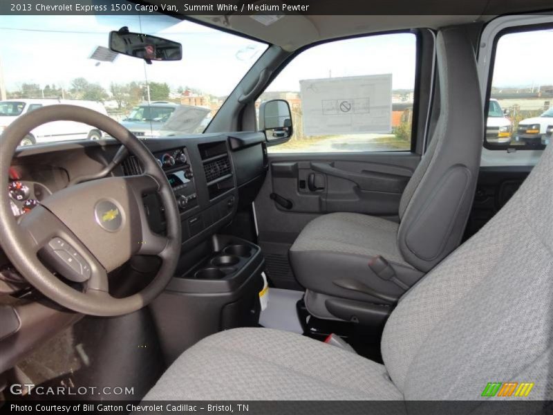 Summit White / Medium Pewter 2013 Chevrolet Express 1500 Cargo Van