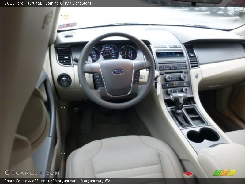 Sterling Grey / Light Stone 2011 Ford Taurus SE