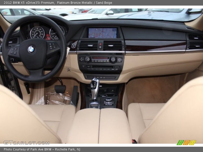 Platinum Bronze Metallic / Sand Beige 2012 BMW X5 xDrive35i Premium