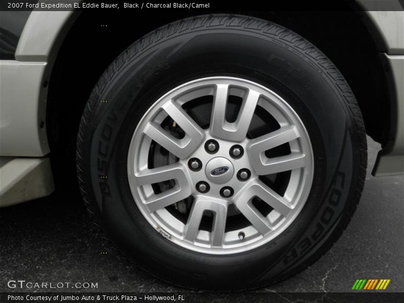 Black / Charcoal Black/Camel 2007 Ford Expedition EL Eddie Bauer