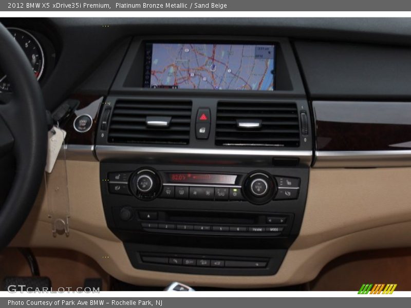 Platinum Bronze Metallic / Sand Beige 2012 BMW X5 xDrive35i Premium