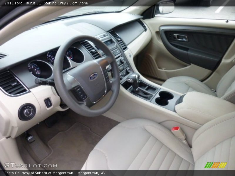 Sterling Grey / Light Stone 2011 Ford Taurus SE