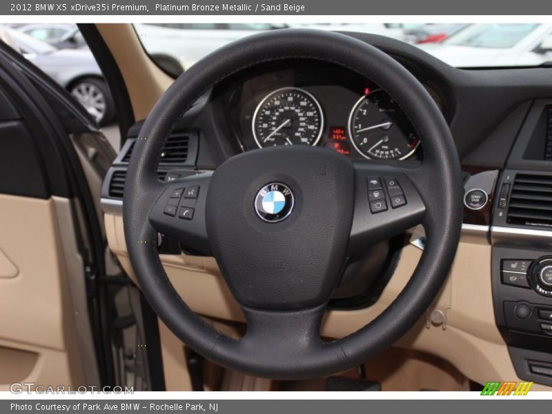 Platinum Bronze Metallic / Sand Beige 2012 BMW X5 xDrive35i Premium