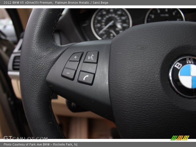 Platinum Bronze Metallic / Sand Beige 2012 BMW X5 xDrive35i Premium