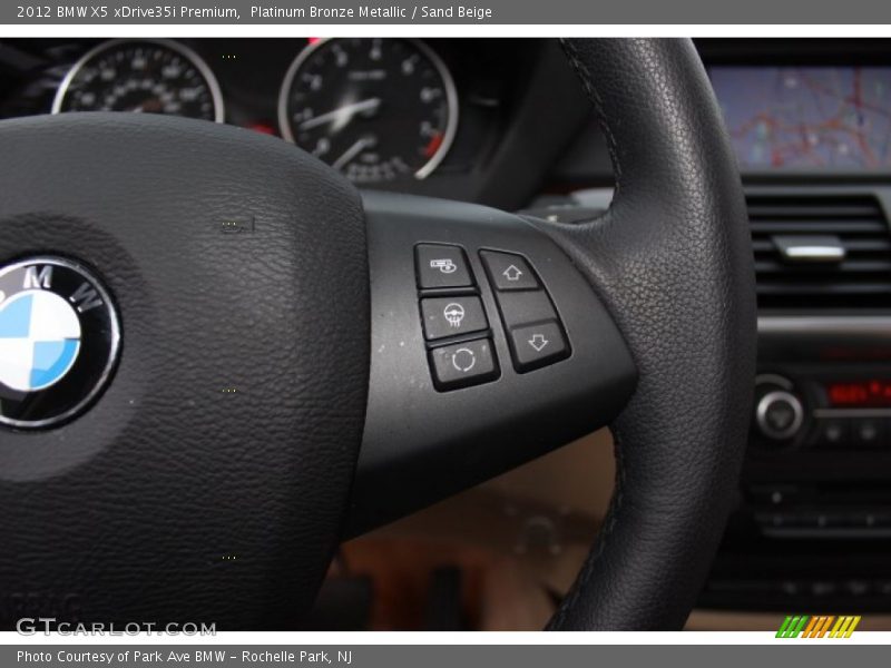 Platinum Bronze Metallic / Sand Beige 2012 BMW X5 xDrive35i Premium