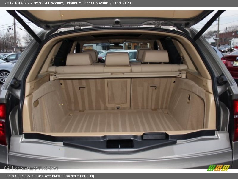 Platinum Bronze Metallic / Sand Beige 2012 BMW X5 xDrive35i Premium
