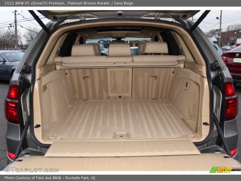 Platinum Bronze Metallic / Sand Beige 2012 BMW X5 xDrive35i Premium