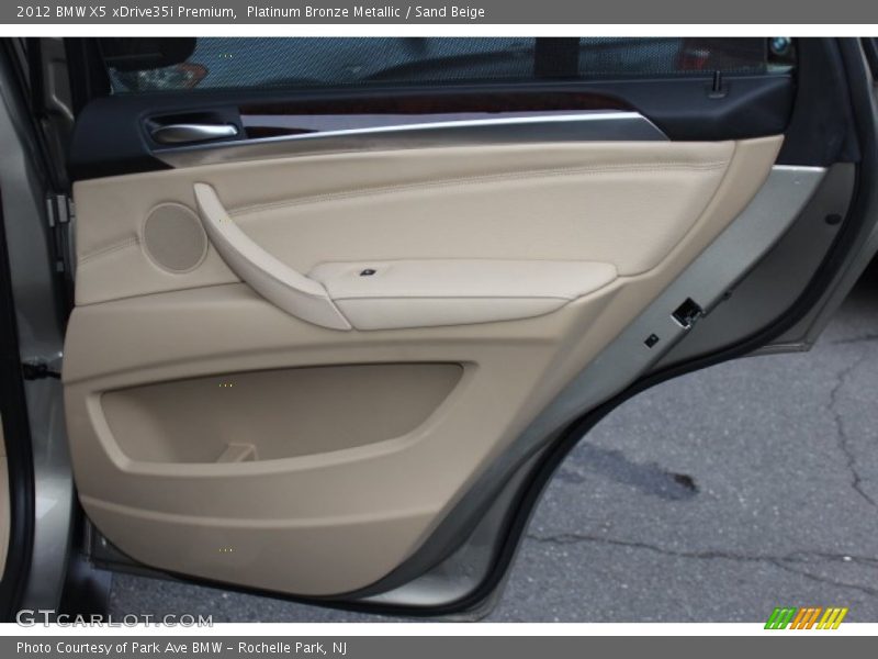 Platinum Bronze Metallic / Sand Beige 2012 BMW X5 xDrive35i Premium