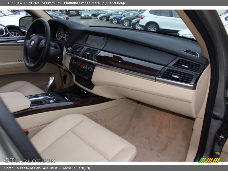 Platinum Bronze Metallic / Sand Beige 2012 BMW X5 xDrive35i Premium