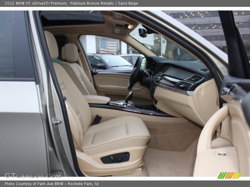 Platinum Bronze Metallic / Sand Beige 2012 BMW X5 xDrive35i Premium