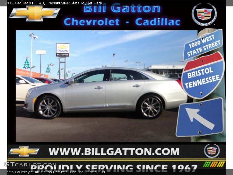 Radiant Silver Metallic / Jet Black 2013 Cadillac XTS FWD