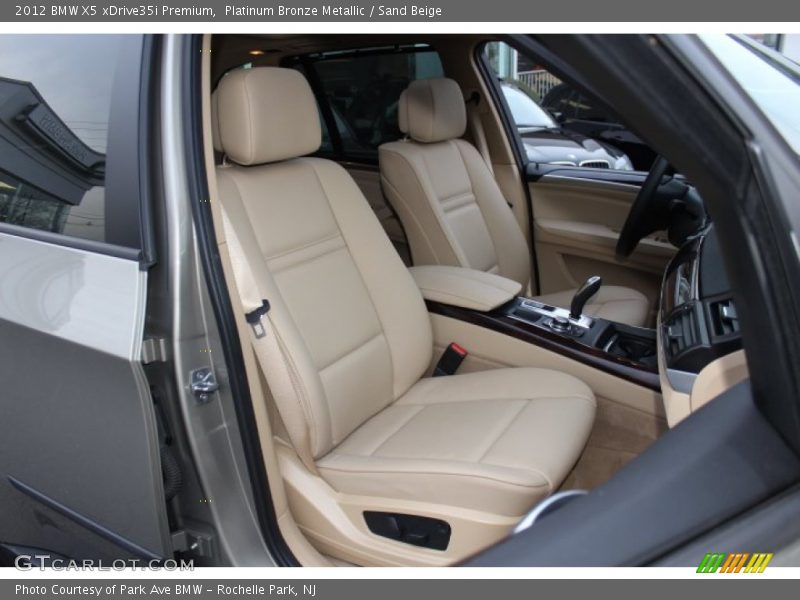 Platinum Bronze Metallic / Sand Beige 2012 BMW X5 xDrive35i Premium
