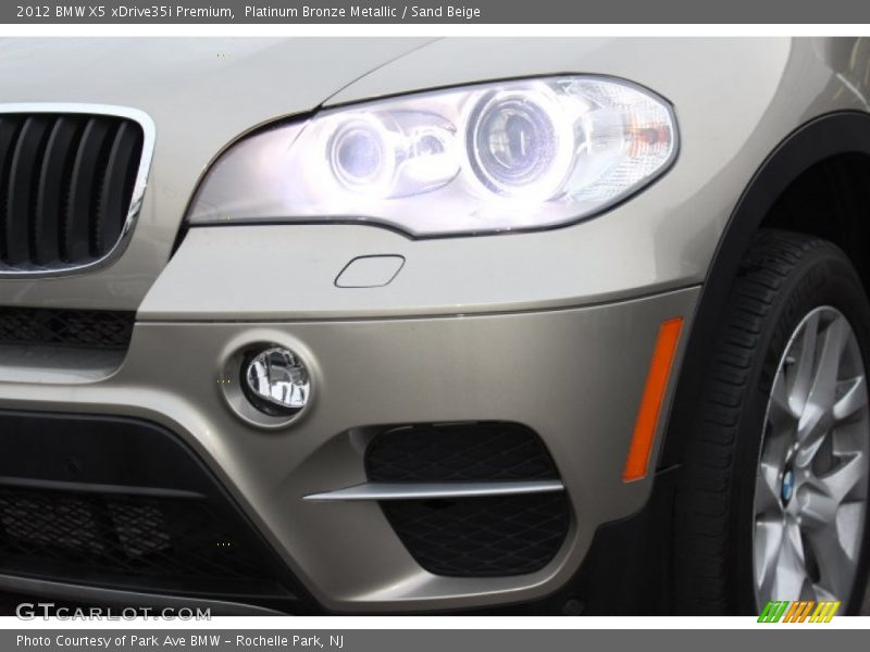 Platinum Bronze Metallic / Sand Beige 2012 BMW X5 xDrive35i Premium