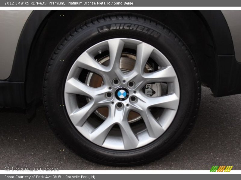 Platinum Bronze Metallic / Sand Beige 2012 BMW X5 xDrive35i Premium