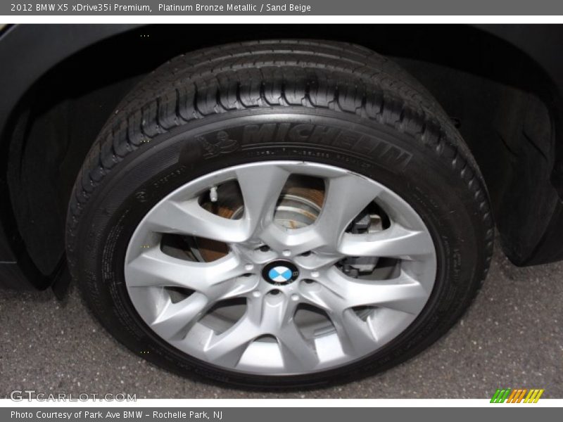 Platinum Bronze Metallic / Sand Beige 2012 BMW X5 xDrive35i Premium