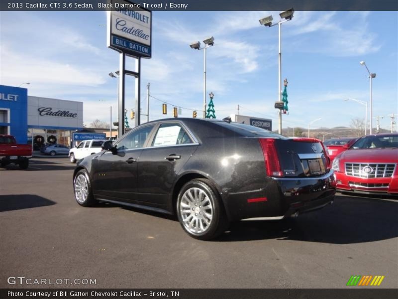 Black Diamond Tricoat / Ebony 2013 Cadillac CTS 3.6 Sedan