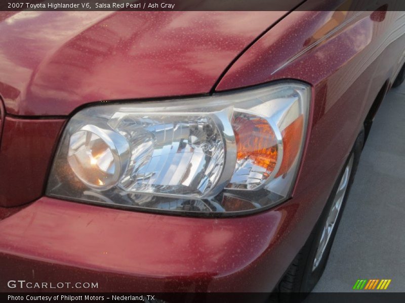 Salsa Red Pearl / Ash Gray 2007 Toyota Highlander V6