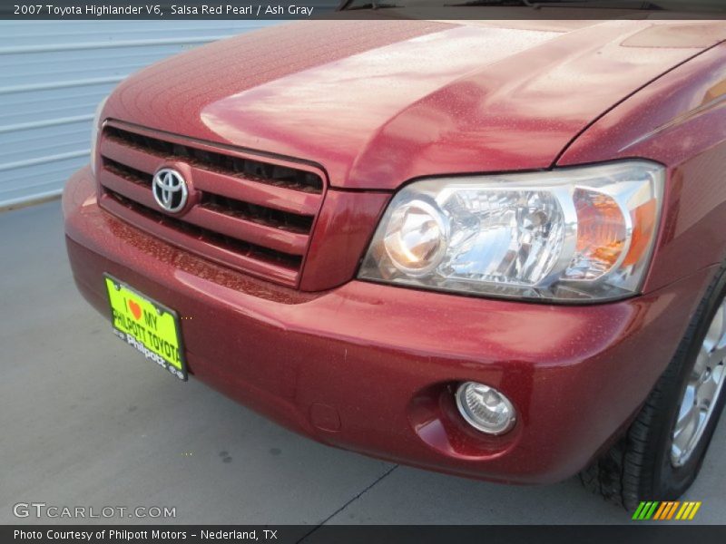 Salsa Red Pearl / Ash Gray 2007 Toyota Highlander V6