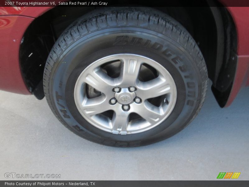 Salsa Red Pearl / Ash Gray 2007 Toyota Highlander V6