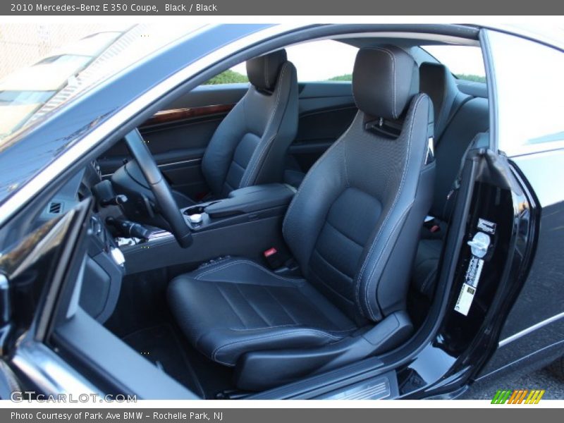 Black / Black 2010 Mercedes-Benz E 350 Coupe