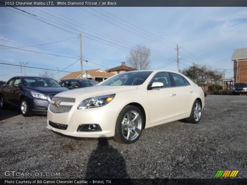 White Diamond Tricoat / Jet Black 2013 Chevrolet Malibu LTZ