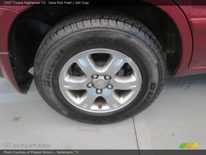 Salsa Red Pearl / Ash Gray 2007 Toyota Highlander V6