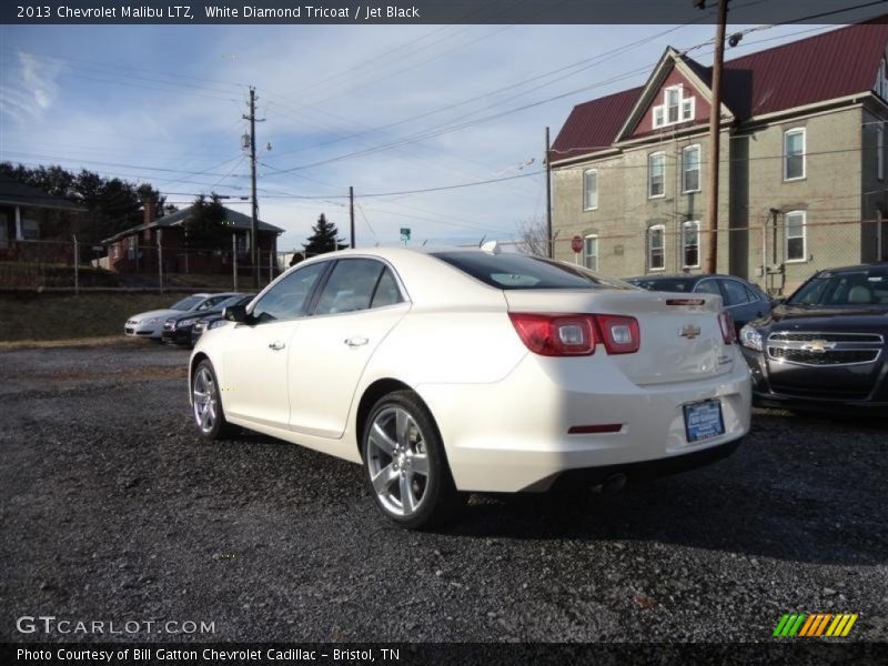 White Diamond Tricoat / Jet Black 2013 Chevrolet Malibu LTZ