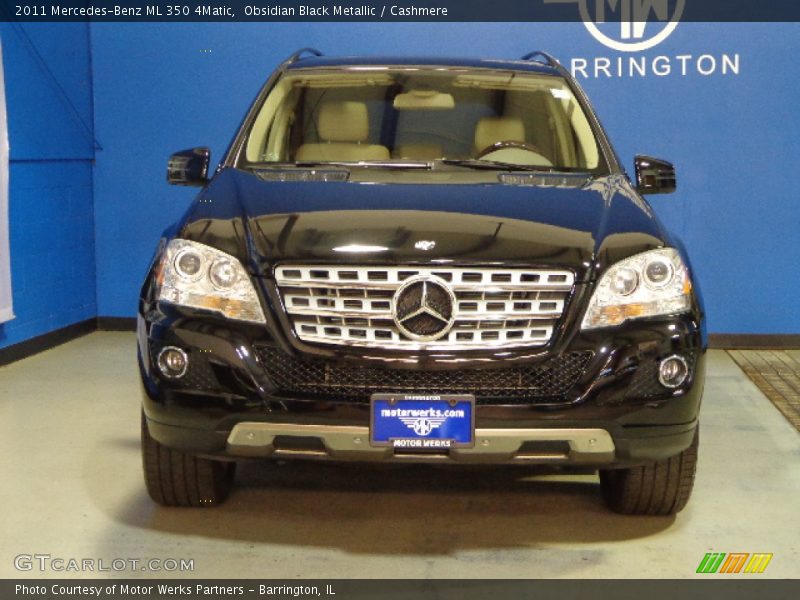 Obsidian Black Metallic / Cashmere 2011 Mercedes-Benz ML 350 4Matic
