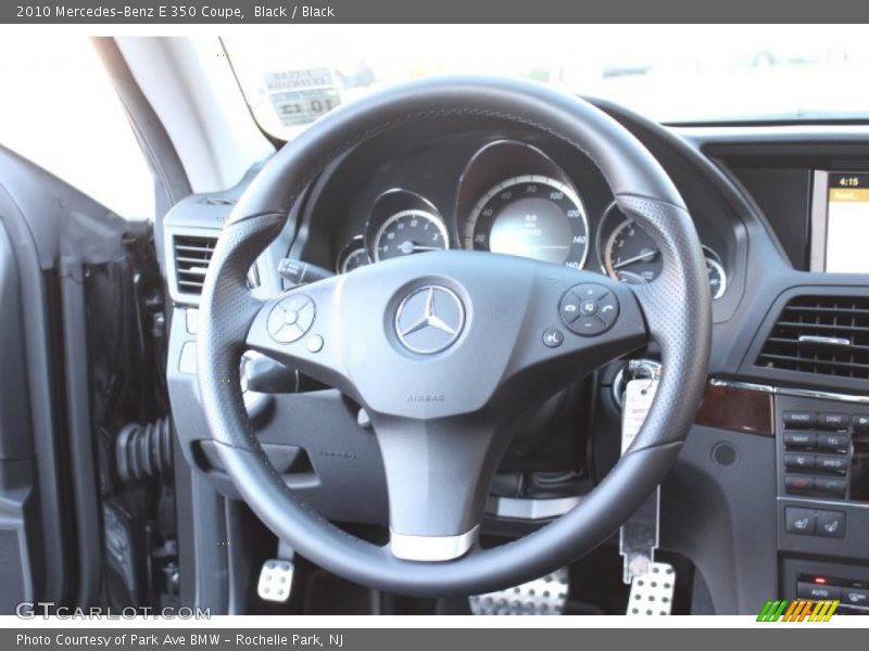 Black / Black 2010 Mercedes-Benz E 350 Coupe