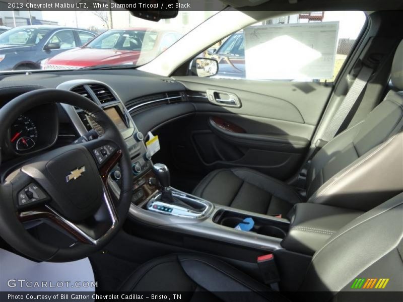White Diamond Tricoat / Jet Black 2013 Chevrolet Malibu LTZ