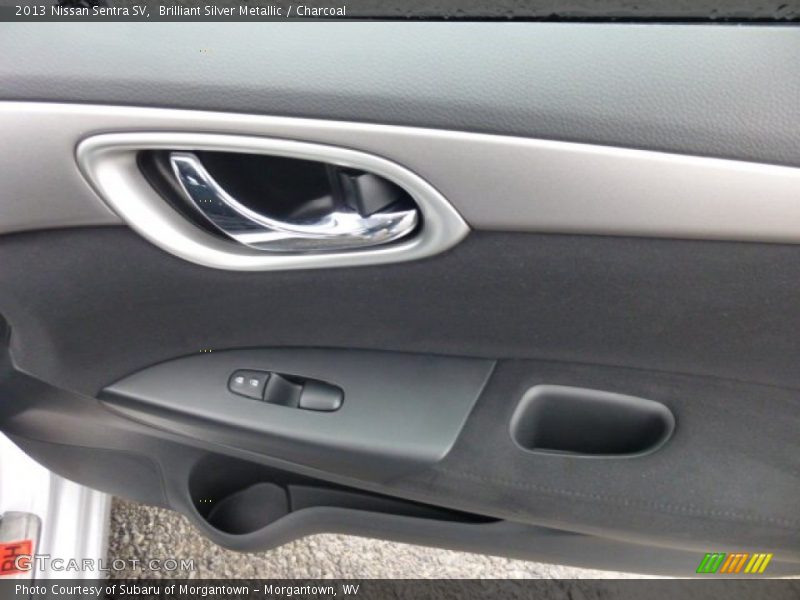 Brilliant Silver Metallic / Charcoal 2013 Nissan Sentra SV