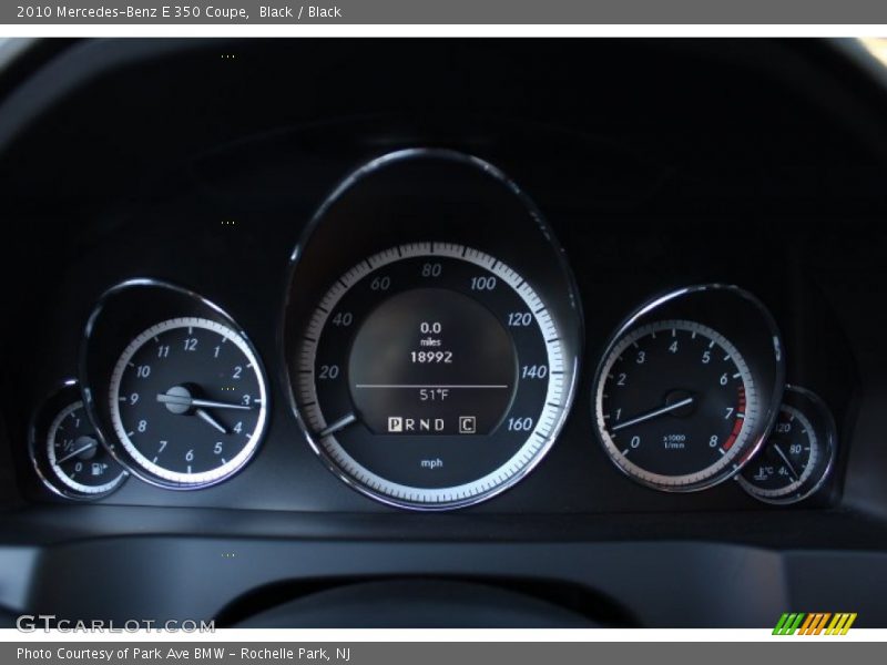 Black / Black 2010 Mercedes-Benz E 350 Coupe