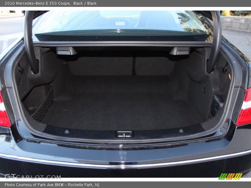 Black / Black 2010 Mercedes-Benz E 350 Coupe