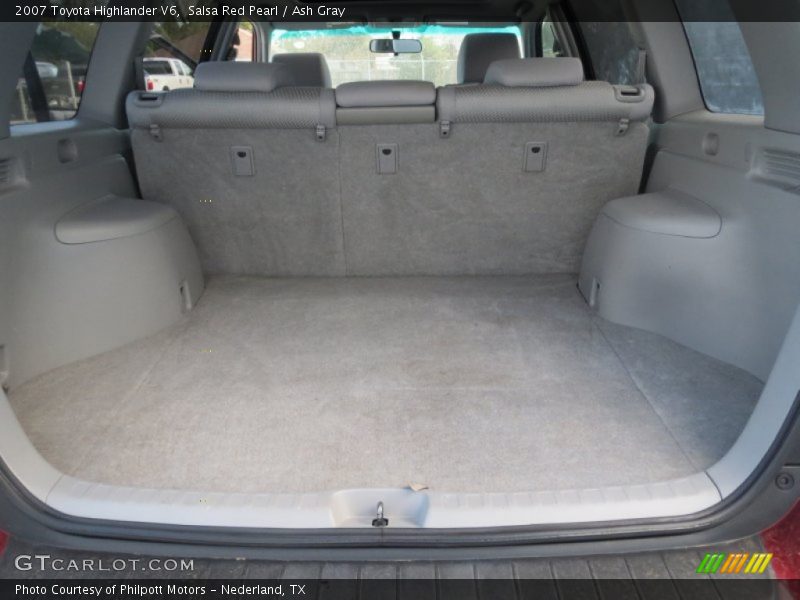 Salsa Red Pearl / Ash Gray 2007 Toyota Highlander V6