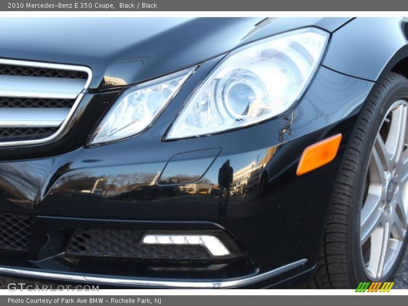 Black / Black 2010 Mercedes-Benz E 350 Coupe