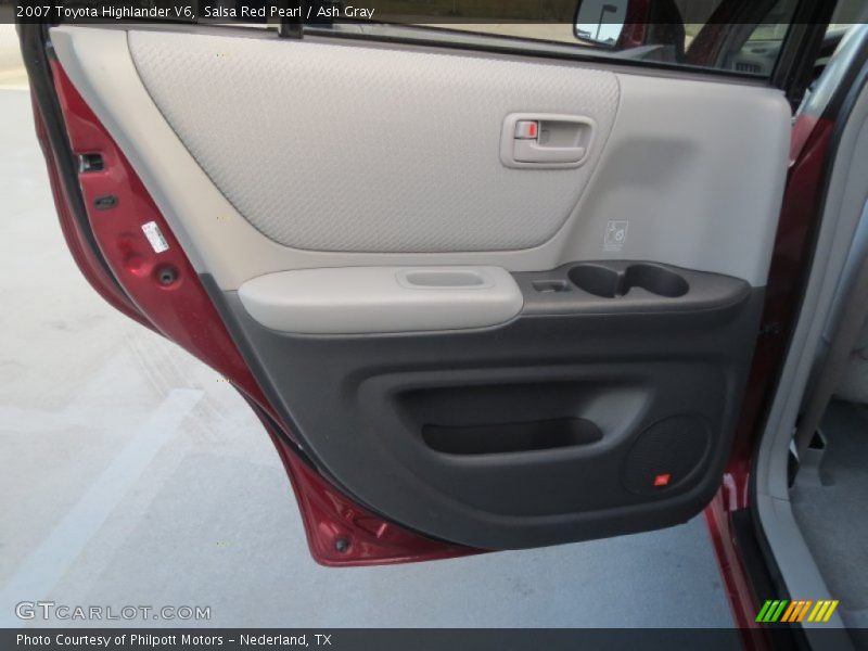 Salsa Red Pearl / Ash Gray 2007 Toyota Highlander V6