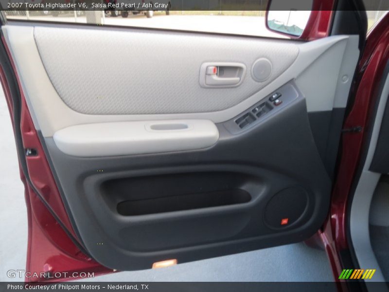 Salsa Red Pearl / Ash Gray 2007 Toyota Highlander V6