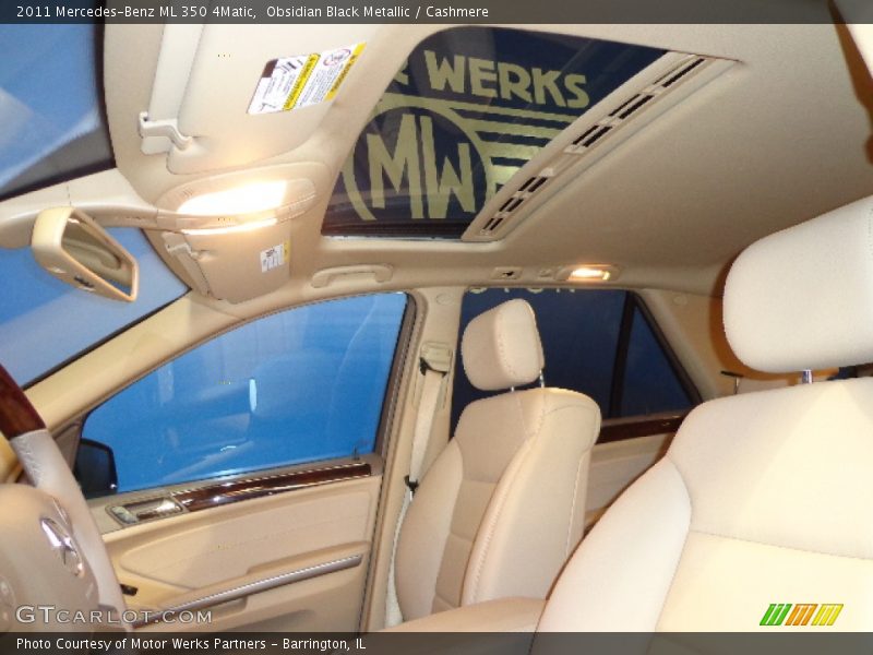 Obsidian Black Metallic / Cashmere 2011 Mercedes-Benz ML 350 4Matic