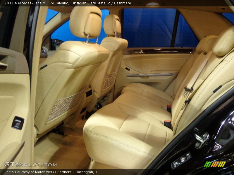 Obsidian Black Metallic / Cashmere 2011 Mercedes-Benz ML 350 4Matic
