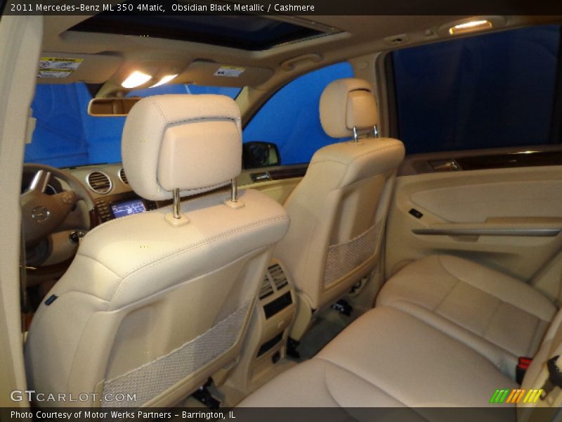 Obsidian Black Metallic / Cashmere 2011 Mercedes-Benz ML 350 4Matic