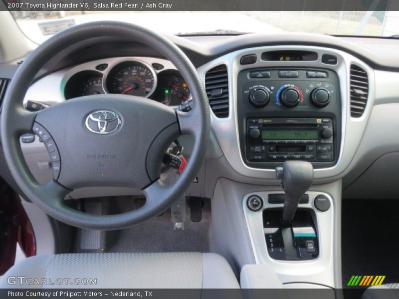 Salsa Red Pearl / Ash Gray 2007 Toyota Highlander V6