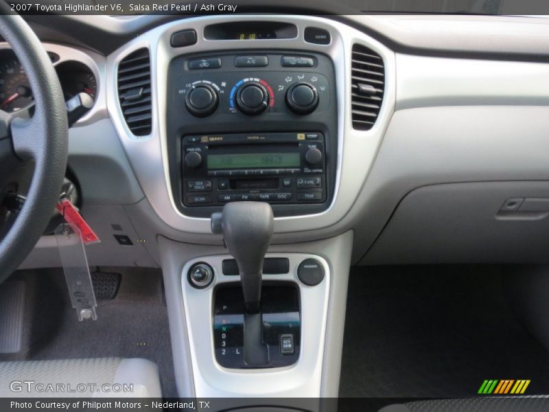 Salsa Red Pearl / Ash Gray 2007 Toyota Highlander V6