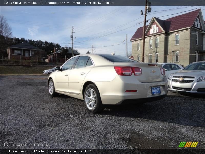Champagne Silver Metallic / Jet Black/Titanium 2013 Chevrolet Malibu LT
