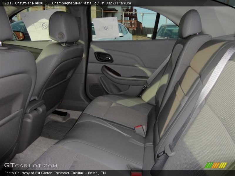 Champagne Silver Metallic / Jet Black/Titanium 2013 Chevrolet Malibu LT
