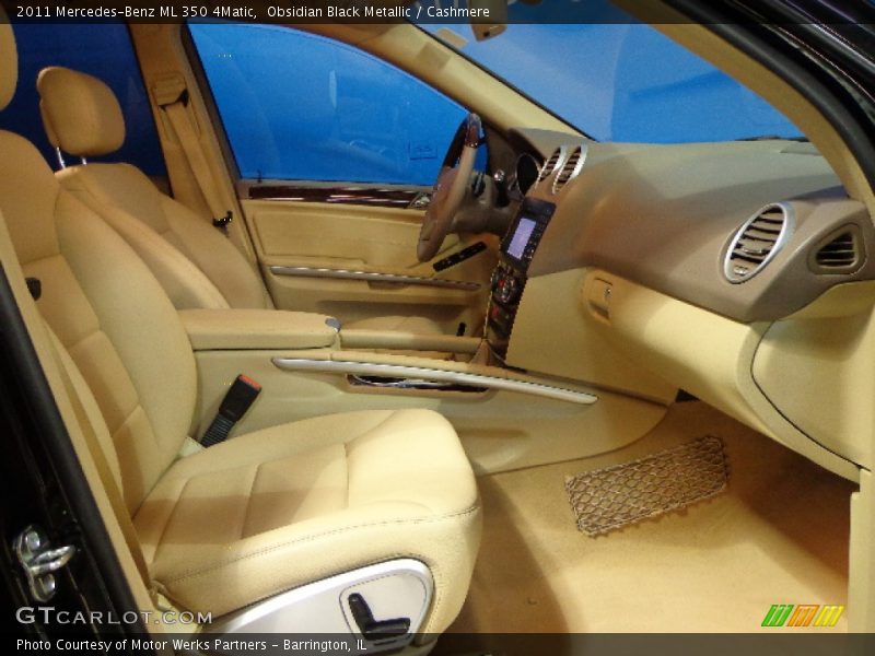 Obsidian Black Metallic / Cashmere 2011 Mercedes-Benz ML 350 4Matic